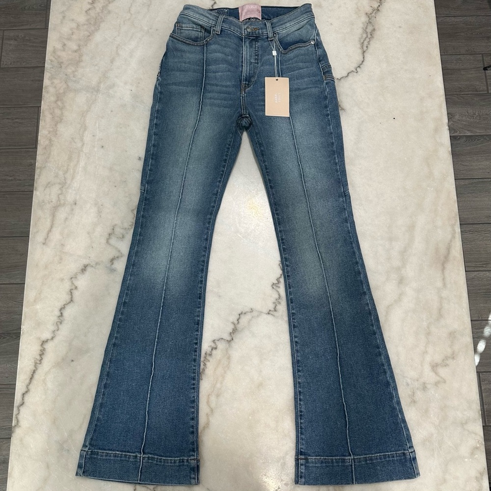 New Revice Venus Flares / Eclipse Wash Blue Jeans - Size 28